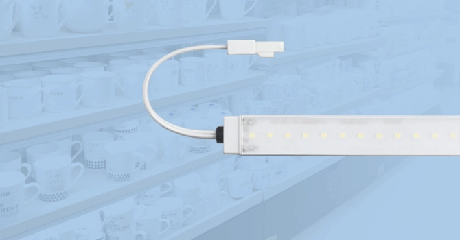 什器用LED棚下灯照明器具 REALSLIMの画像